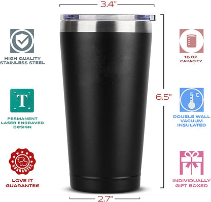 Quitter Congrats On Escaping 20oz Insulated Tumbler Goodbye Gifts