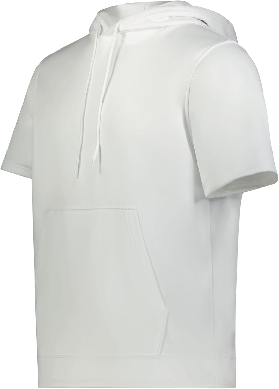 Blank Custom Men's Wicking Fleece Short Sleeve Hoodie Pullover - Colorsprinter