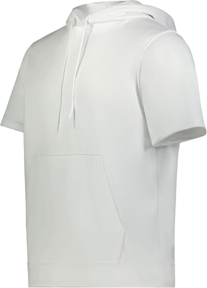 Blank Custom Men's Wicking Fleece Short Sleeve Hoodie Pullover - Colorsprinter