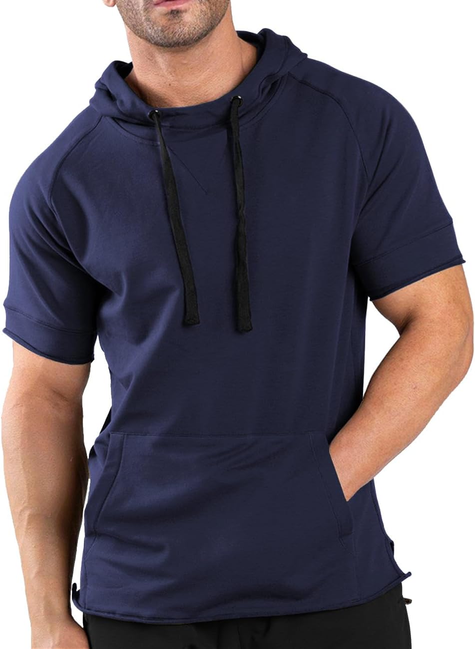 Blank Custom Wholesale Women Men Short Hoodie Pullover Sweatshirt - Colorsprinter
