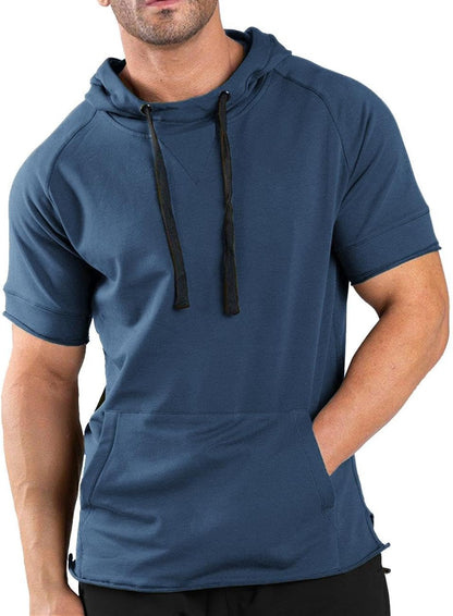 Blank Custom Wholesale Women Men Short Hoodie Pullover Sweatshirt - Colorsprinter