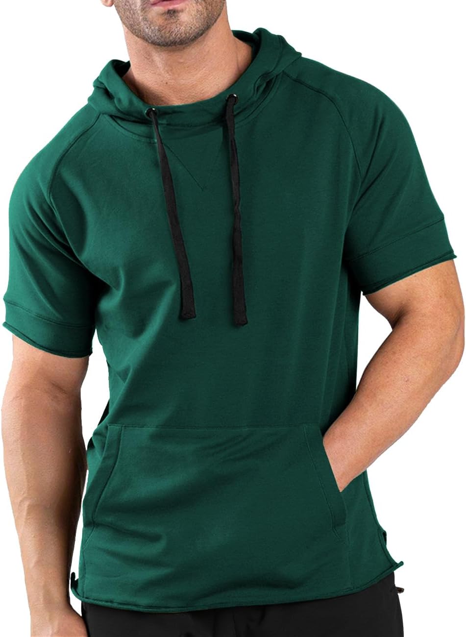Blank Custom Wholesale Women Men Short Hoodie Pullover Sweatshirt - Colorsprinter