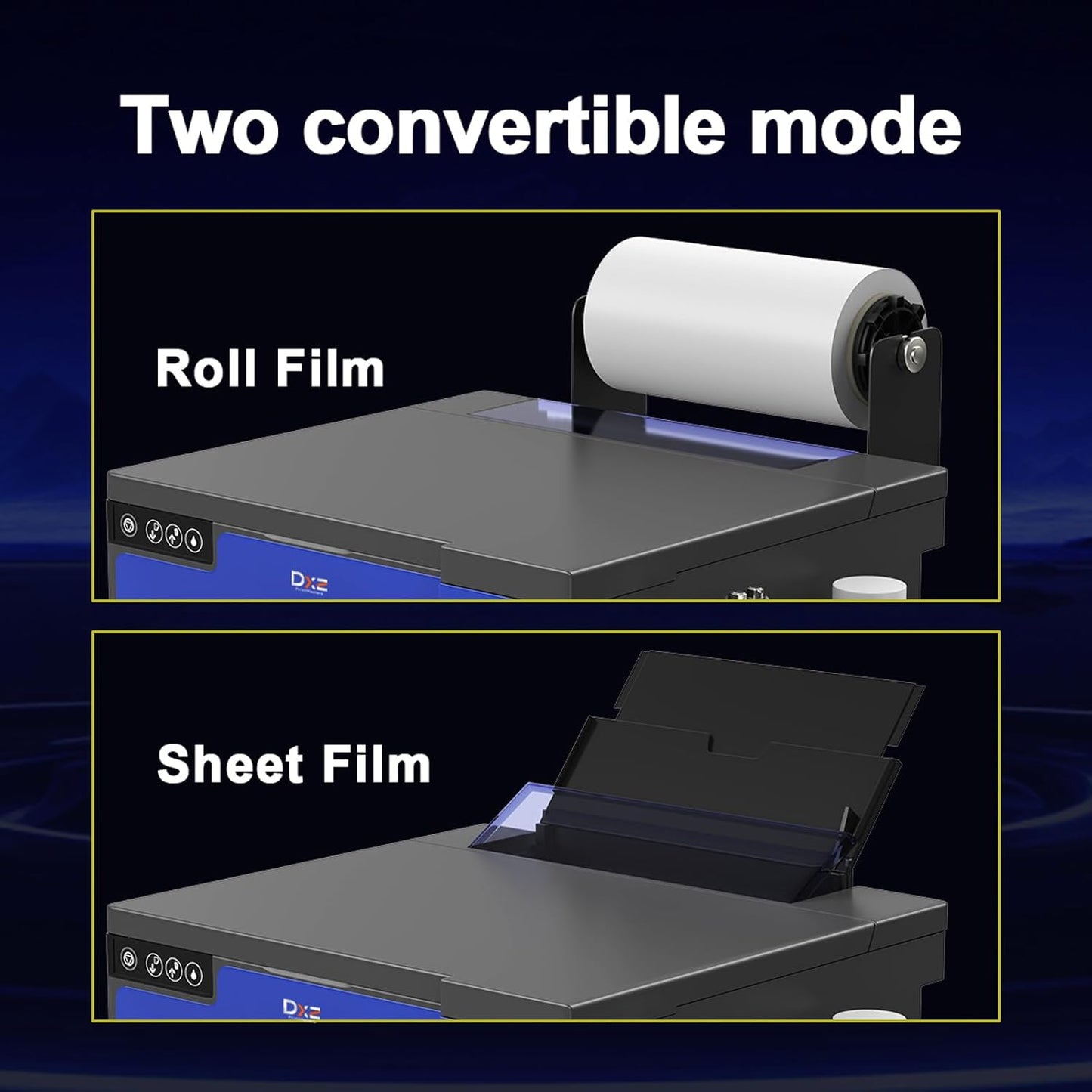 DXZ A4 XP600 DTF Printer with Film Cutter Bundles DTF Oven and Ink