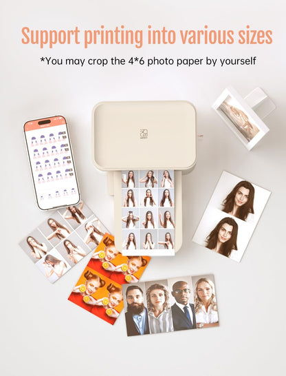 HPRT Photo Printer 4x6,Instant Picture Printer for iPhone, Android