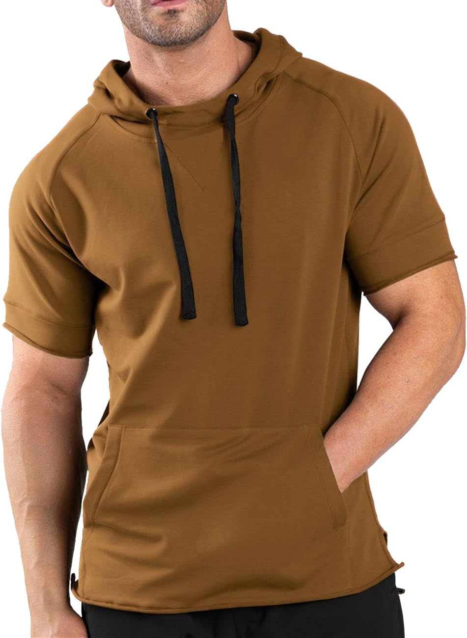 Blank Custom Wholesale Women Men Short Hoodie Pullover Sweatshirt - Colorsprinter
