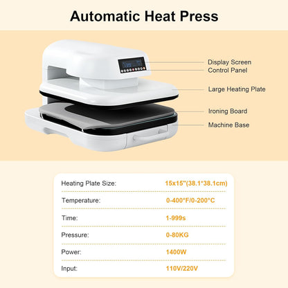 Auto Heat Press Heat Press Machine for T Shirts