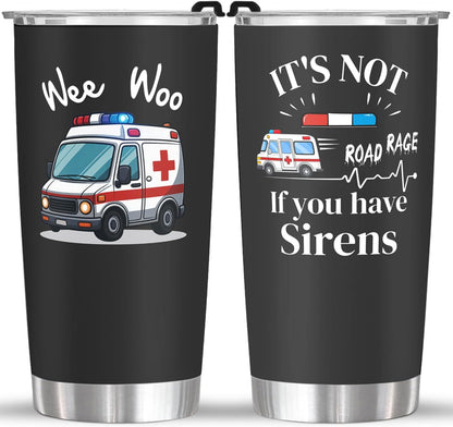 Radiologist Rad Tech 20 Oz Tumbler Metal,Mug Cupradiology Tech Gifts Paramedic Wee Woo Bus