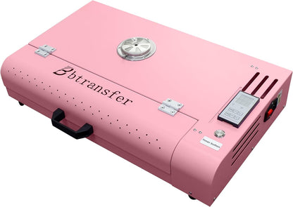 A3+ Pink DTF  Curing Oven Dryer with Time Temperature Control