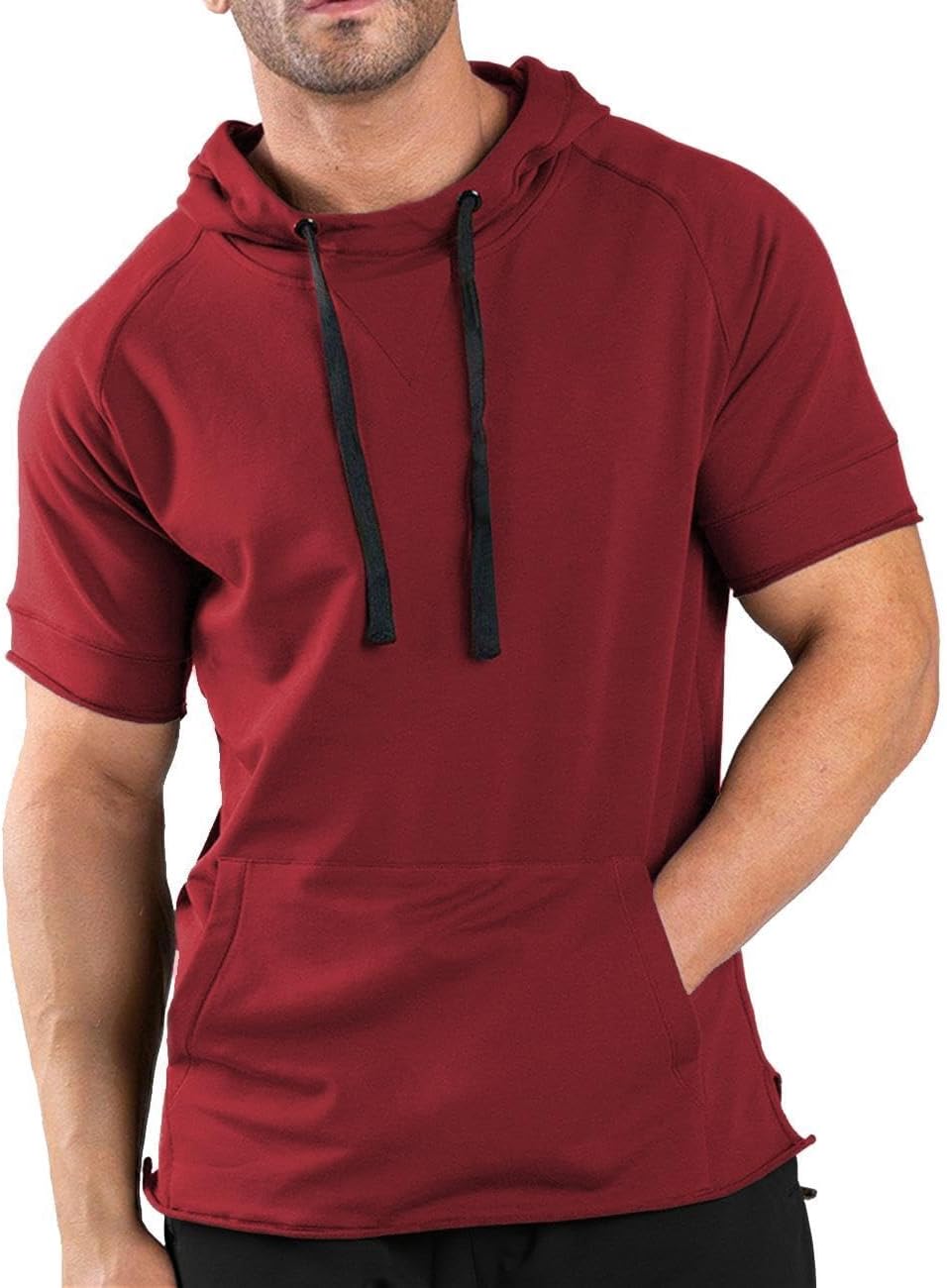 Blank Custom Wholesale Women Men Short Hoodie Pullover Sweatshirt - Colorsprinter
