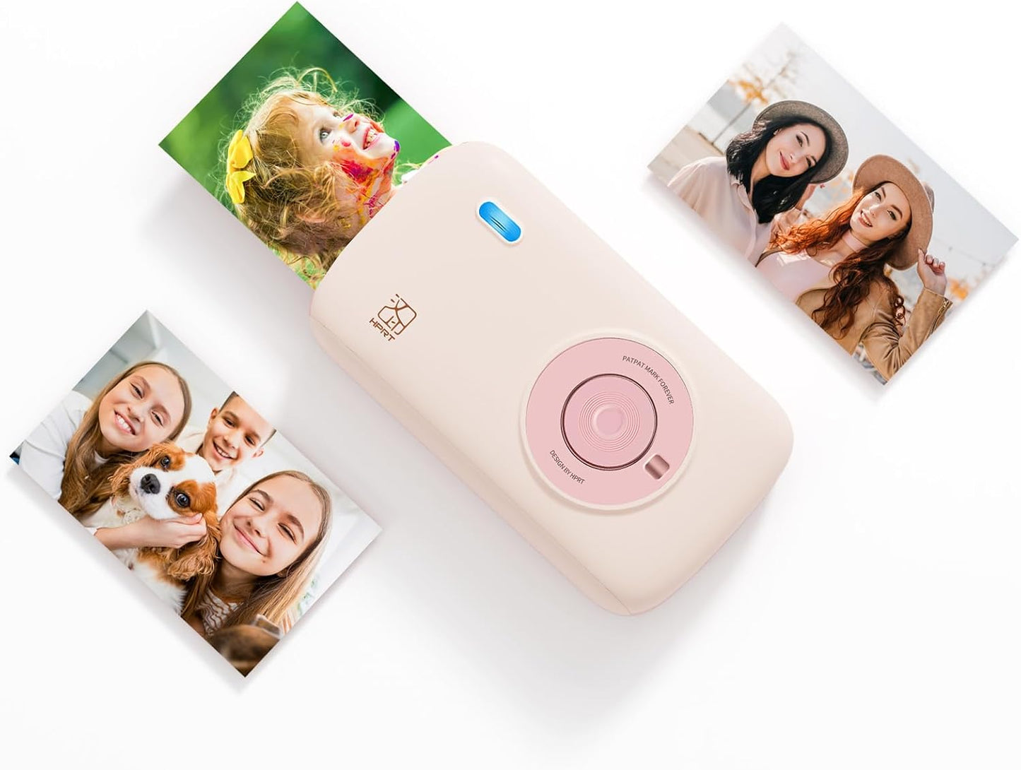 HPRT CP2100 Portable 2 * 3 Instant Photo Printer for iPhone Android LIGHT PINK