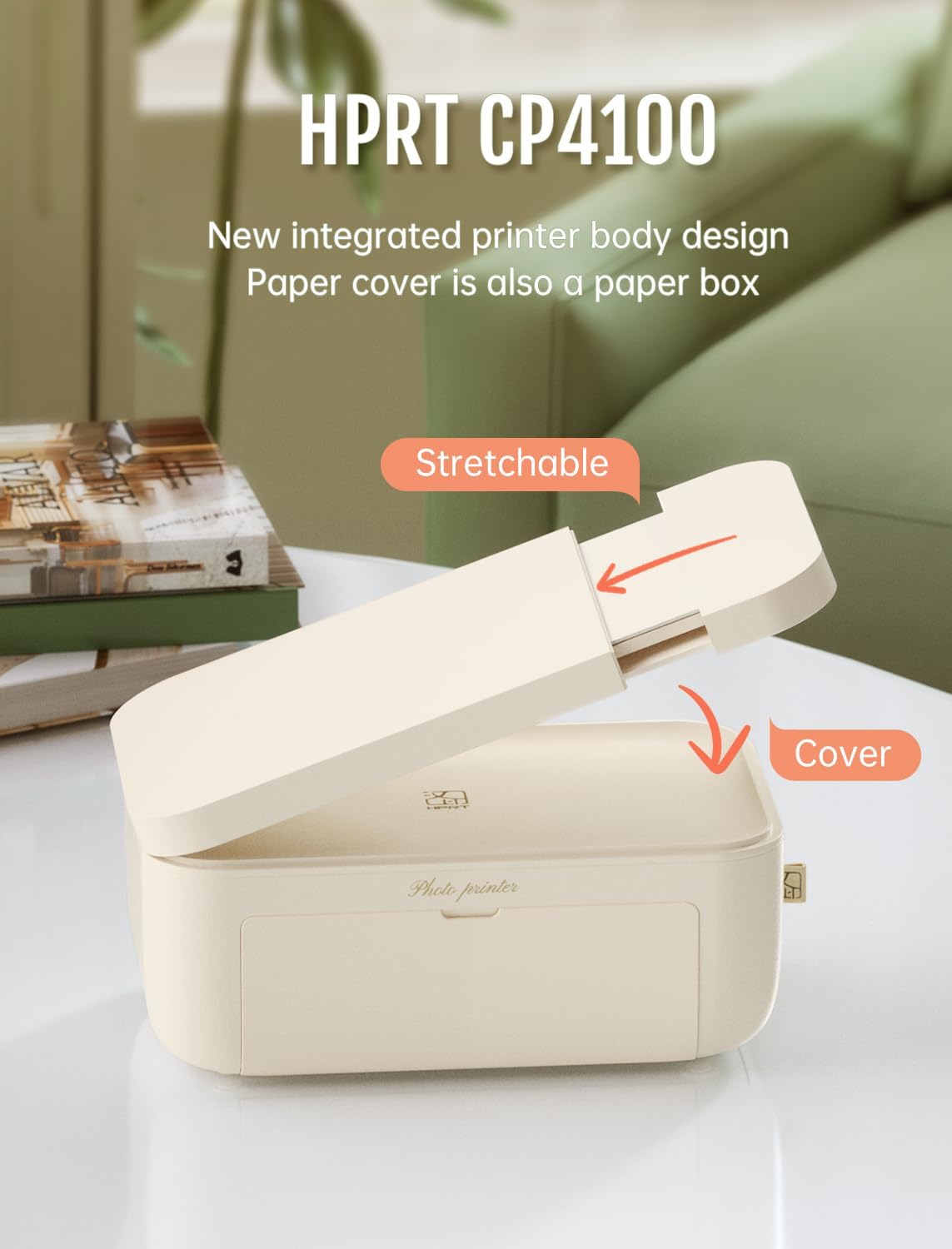 HPRT Photo Printer 4x6,Instant Picture Printer for iPhone, Android