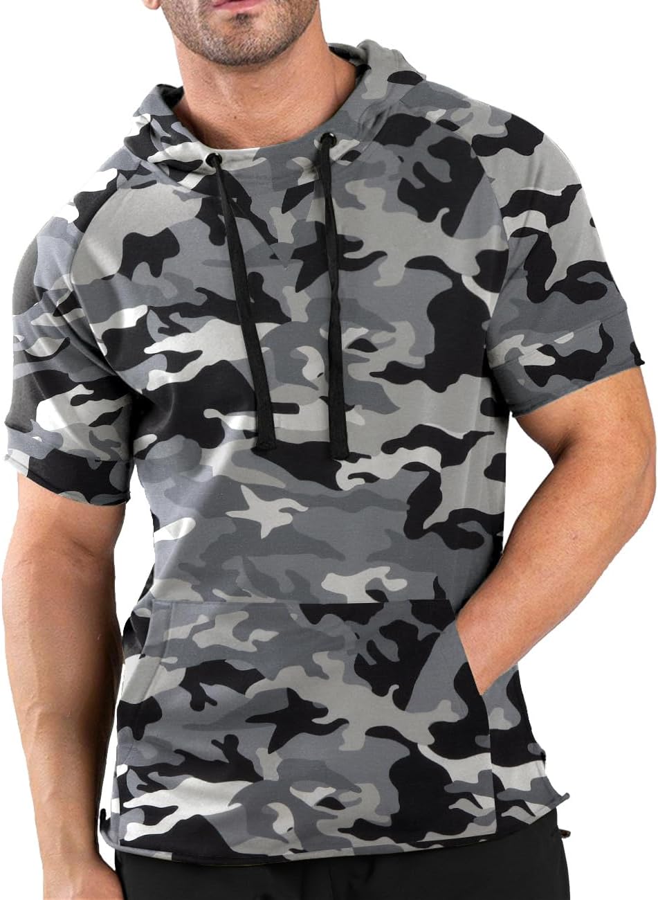 Blank Custom Wholesale Women Men Short Hoodie Pullover Sweatshirt - Colorsprinter