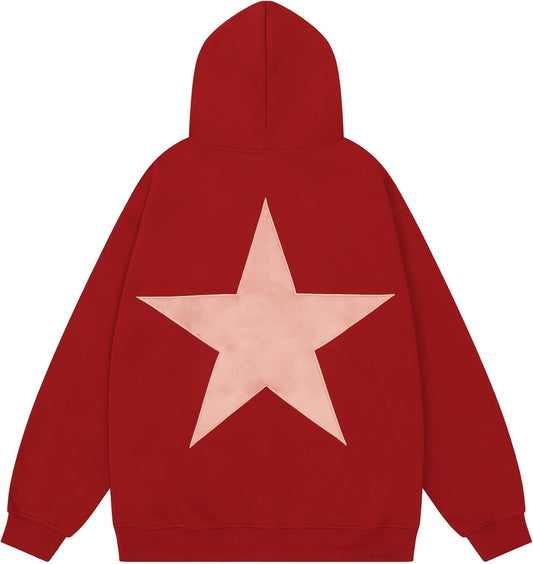 Star Y2k Hoodie Graphic Hoodies Crewneck Sweatshirt