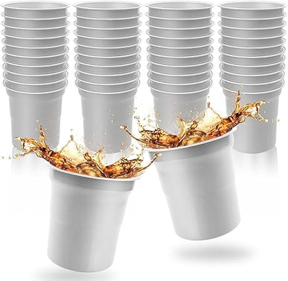 80 Pack 16 oz Aluminum Party Cups Metal Reusable Drinking Coffee Cups
