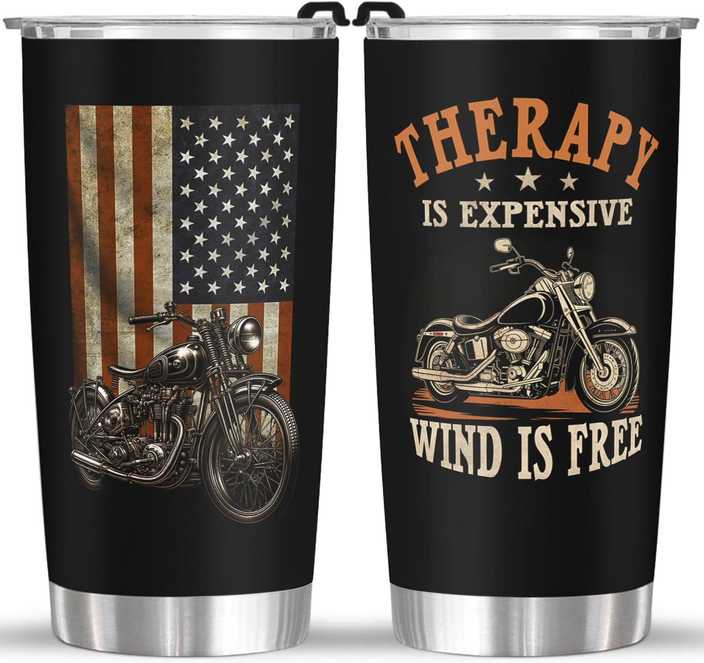 Radiologist Rad Tech 20 Oz Tumbler Metal,Mug Cupradiology Tech Gifts Motorcycle Wind Is Free