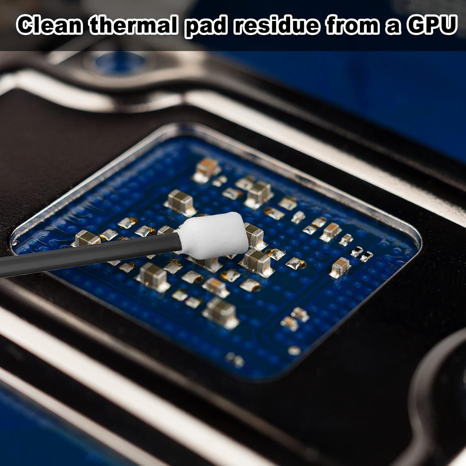 Cleaning Swabs 5.1 Inch, Foam Tips Sponge Sticks for Printer