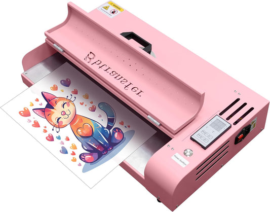 A3+ Pink DTF  Curing Oven Dryer with Time Temperature Control