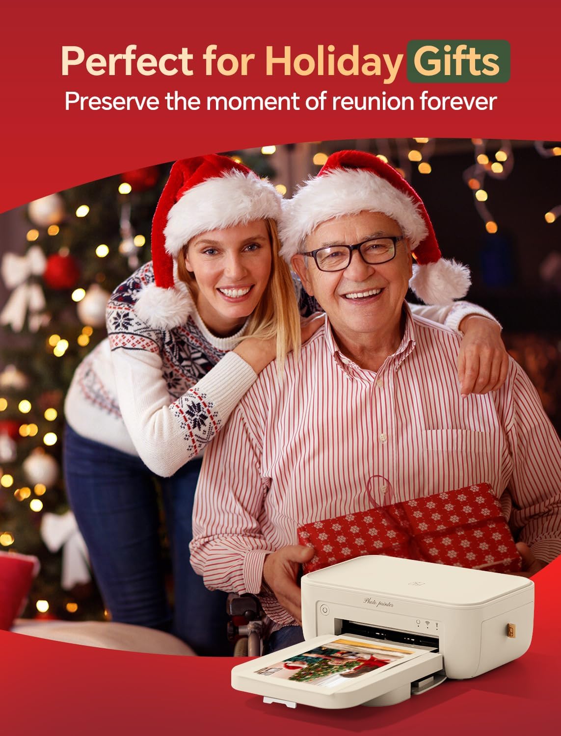 HPRT Photo Printer 4x6,Instant Picture Printer for iPhone, Android