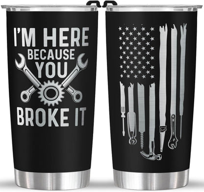 Radiologist Rad Tech 20 Oz Tumbler Metal,Mug Cupradiology Tech Gifts Maintenance beacause you