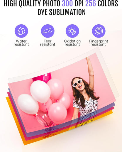 iDPRT 4x6 Mini Mobile Instant Photo Printer For Iphone & Android