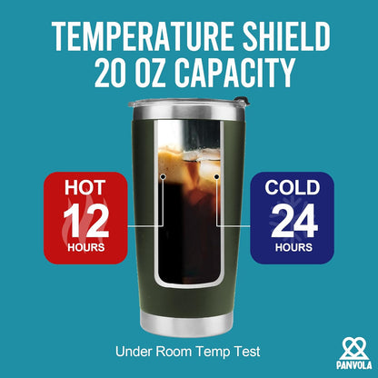 Motorcycle American Flag Vacuum Insulated Tumbler Travel Mug Gifts