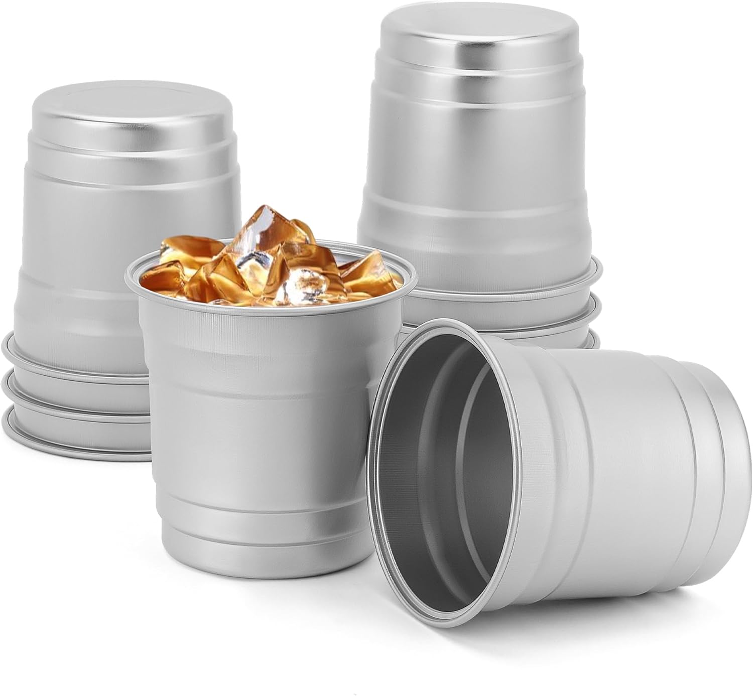 Custom Wholesale Blank Ball Aluminum Cups 16 oz Recyclable Party Cups