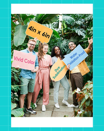 4 x 6" Photo Paper and Ink Cartridges For Liene Amber Photo Printer