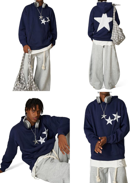 Star Y2k Hoodie Graphic Hoodies Crewneck Sweatshirt