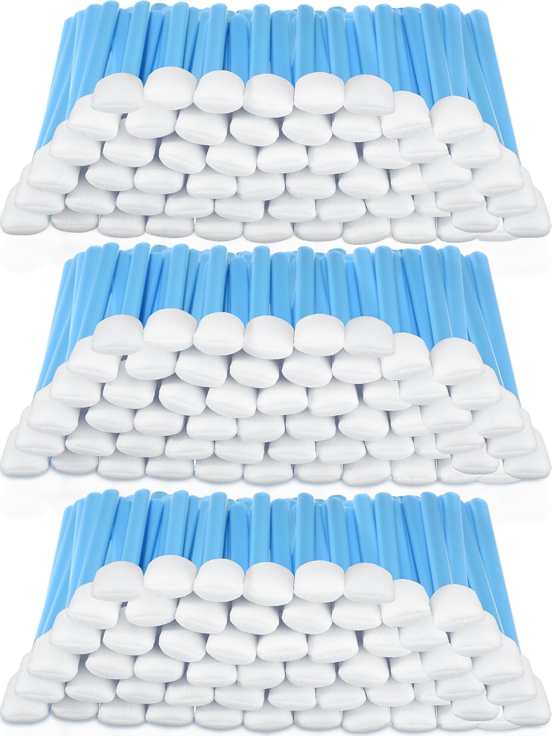 Cleaning Swabs 5.1 Inch, Foam Tips Sponge Sticks for Printer Blue(500pcs)
