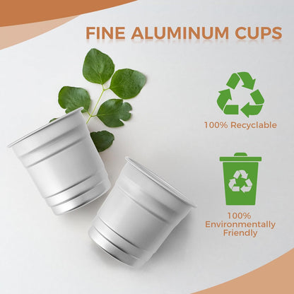 Custom Wholesale Blank Ball Aluminum Cups 16 oz Recyclable Party Cups