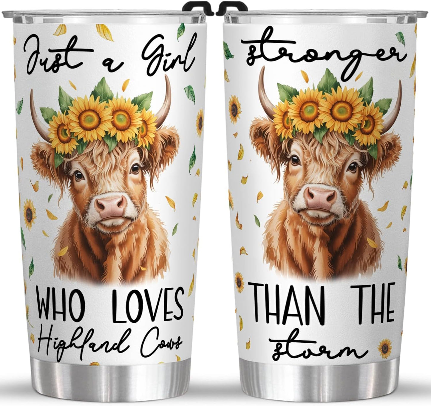 Radiologist Rad Tech 20 Oz Tumbler Metal,Mug Cupradiology Tech Gifts highland cow girl sunflower