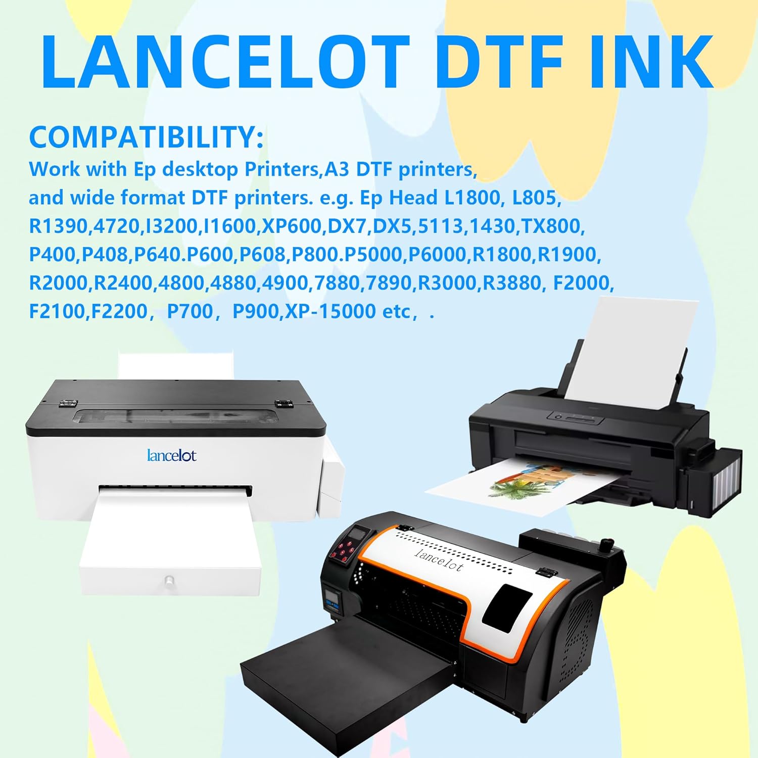 Lancelot Premium DTF Ink 500ML kit