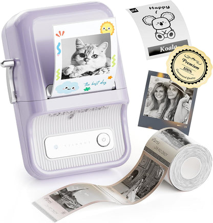 Portable 300DPI Thermal Photo Label Printer 50x30 Mm Notes Photos - Colorsprinter