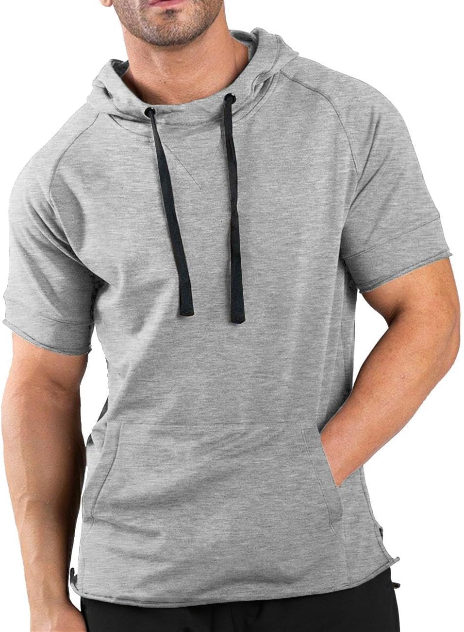Blank Custom Wholesale Women Men Short Hoodie Pullover Sweatshirt - Colorsprinter