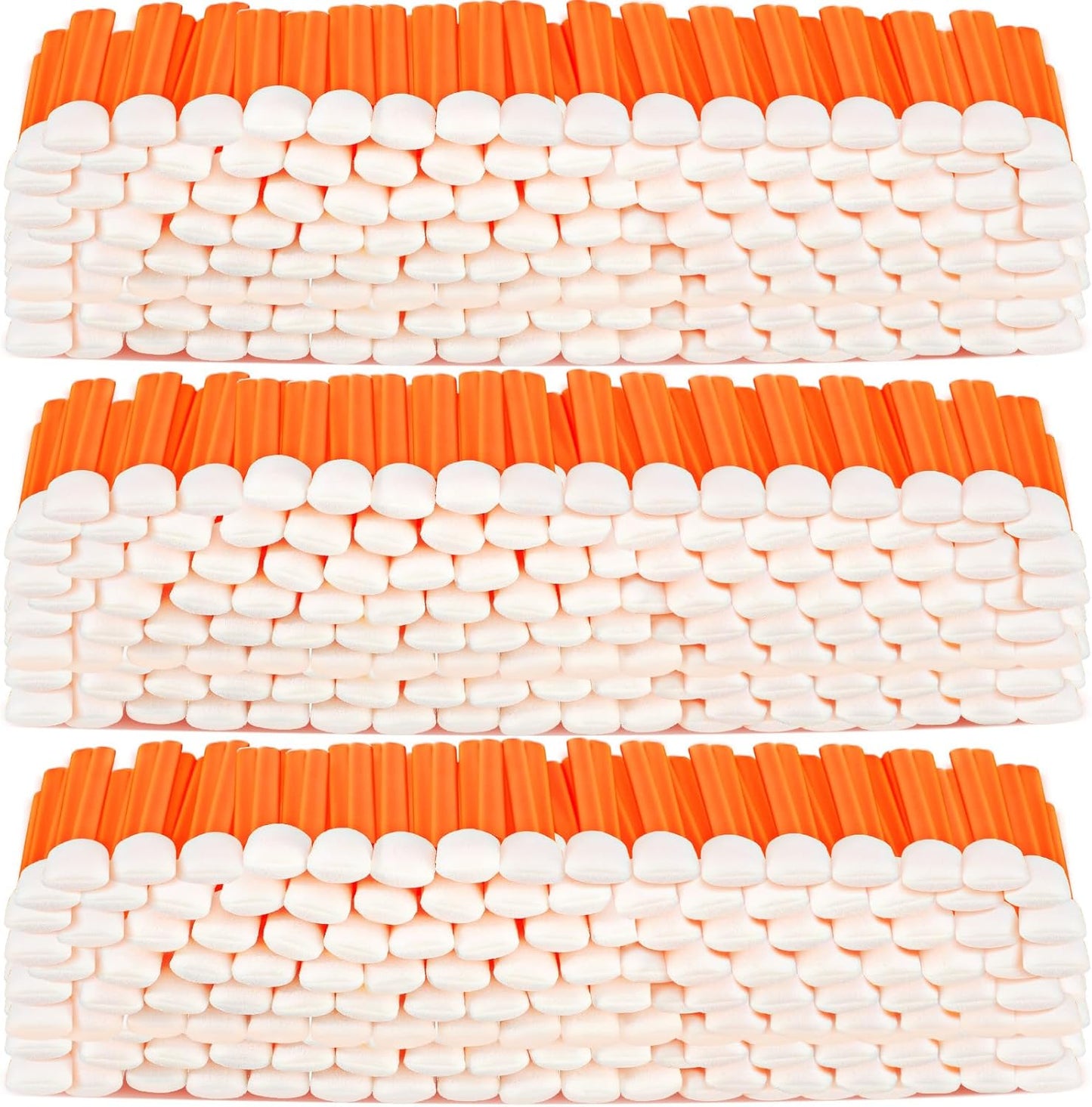 Cleaning Swabs 5.1 Inch, Foam Tips Sponge Sticks for Printer Yuzu Orange(1000pcs)