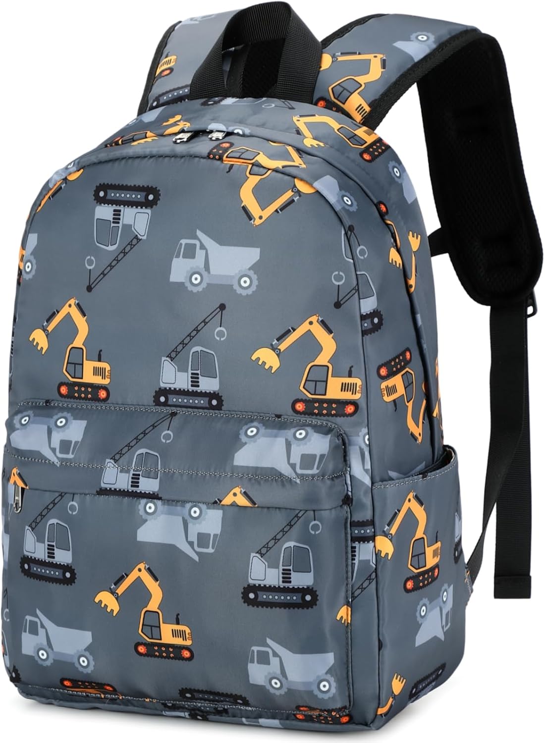 Wholesales Kids Boys Girls Toddler School Backpack Bookbags Engineering Car Grey