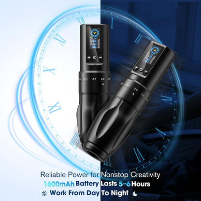 Tattoo Kit for Beginners with Stencil Printer & Gun - Full Set