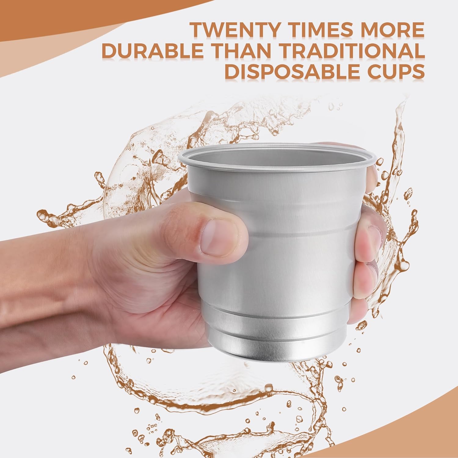 Custom Wholesale Blank Ball Aluminum Cups 16 oz Recyclable Party Cups