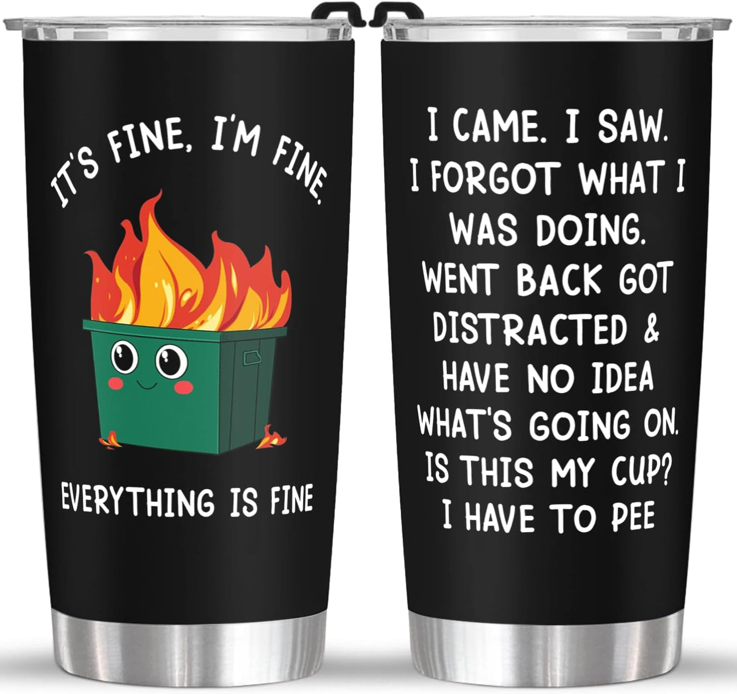 Radiologist Rad Tech 20 Oz Tumbler Metal,Mug Cupradiology Tech Gifts i saw fine dumpster