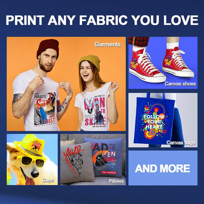 DXZ XP600 A4 DTF Printer with DTF Oven Heat Press DTF supplies