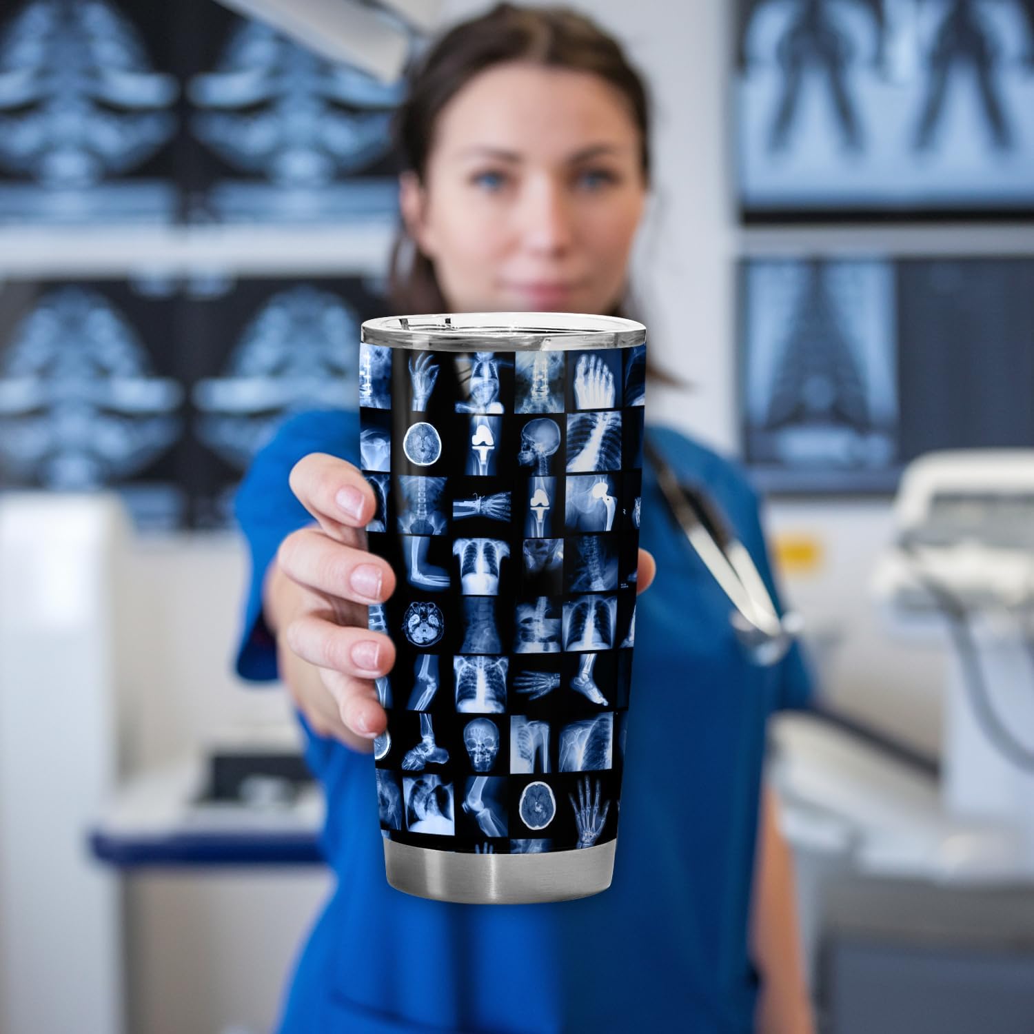 Radiologist Rad Tech 20 Oz Tumbler Metal,Mug Cupradiology Tech Gifts