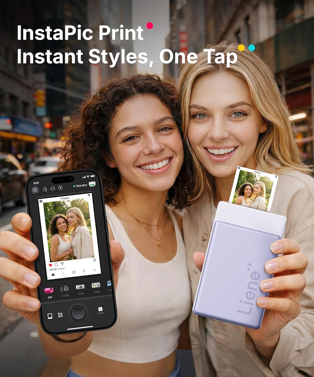 Liene Photo Printer N200 Pro Instant Mini Picture Printer For Iphone