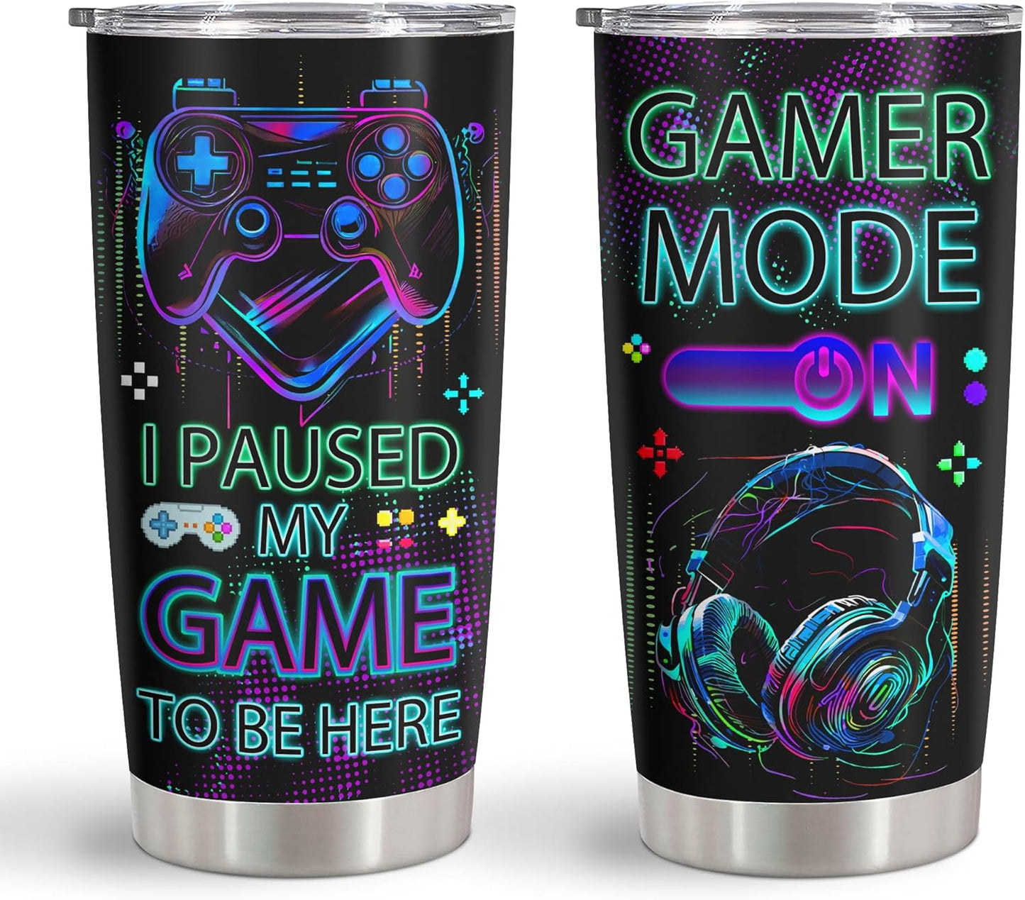 Gamer Mode Game Lovers Double Wall Stainless Steel Tumbler Gifts