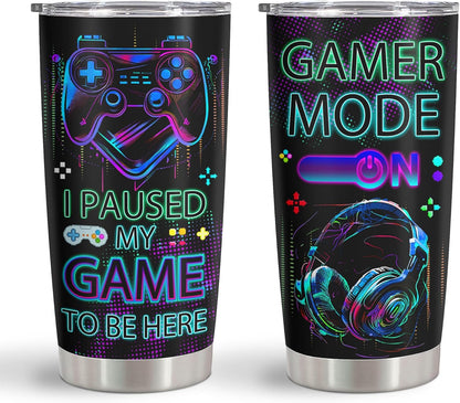 Gamer Mode Game Lovers Double Wall Stainless Steel Tumbler Gifts