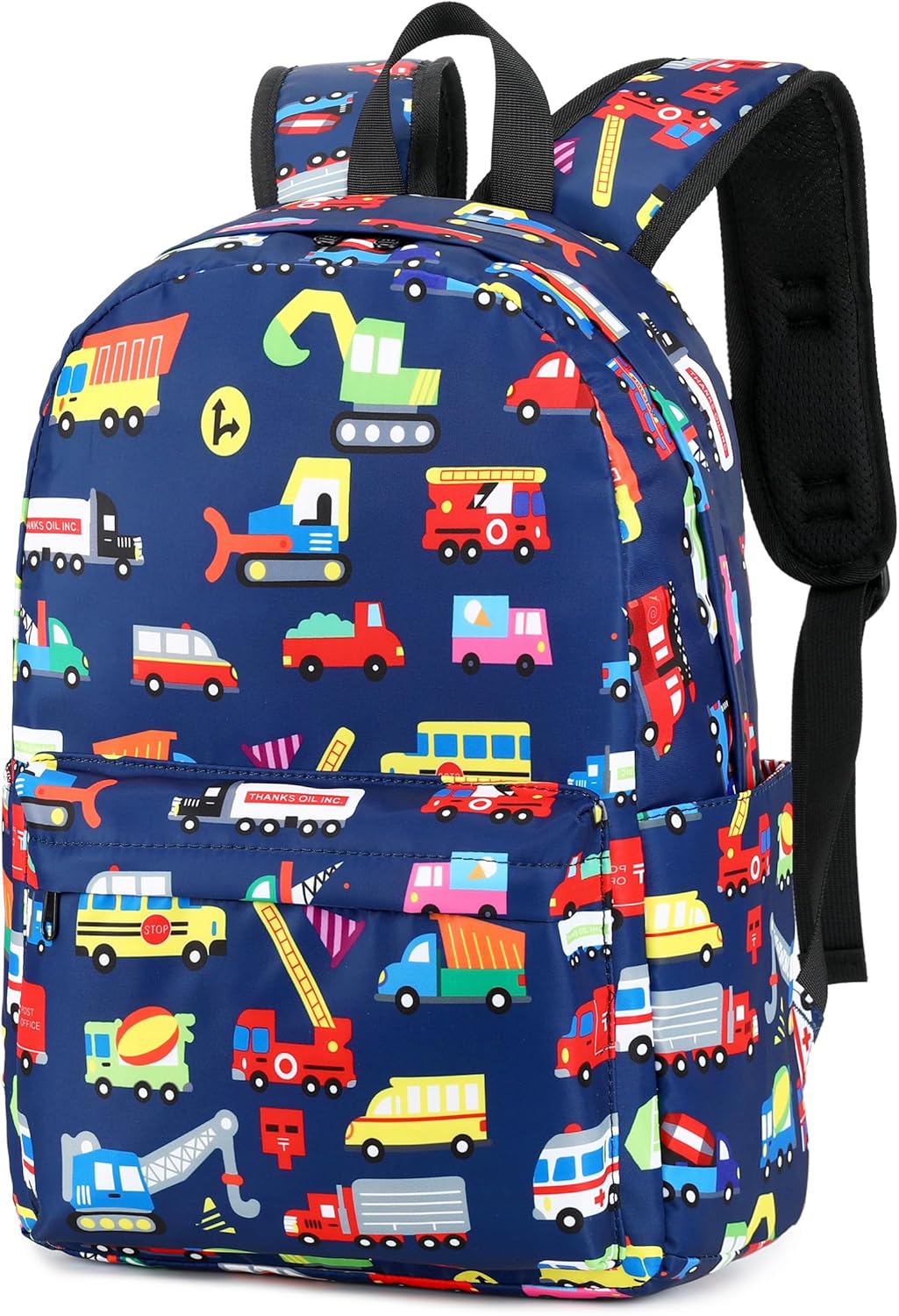 Wholesales Kids Boys Girls Toddler School Backpack Bookbags Navy Vehicle
