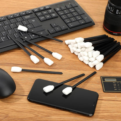 Cleaning Swabs 5.1 Inch, Foam Tips Sponge Sticks for Printer