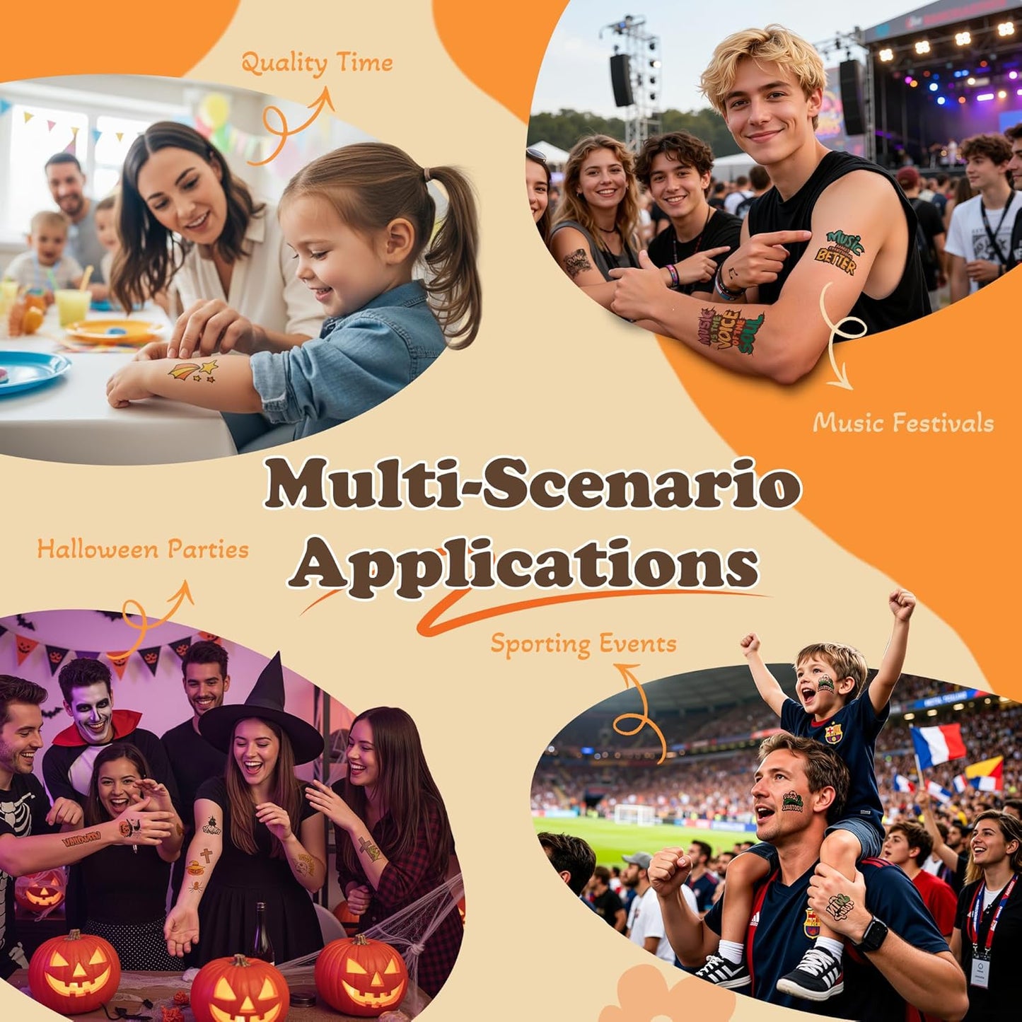 Phomemo TK32 Temporary Tattoo Printer Kit 50 Papers 8 Markers