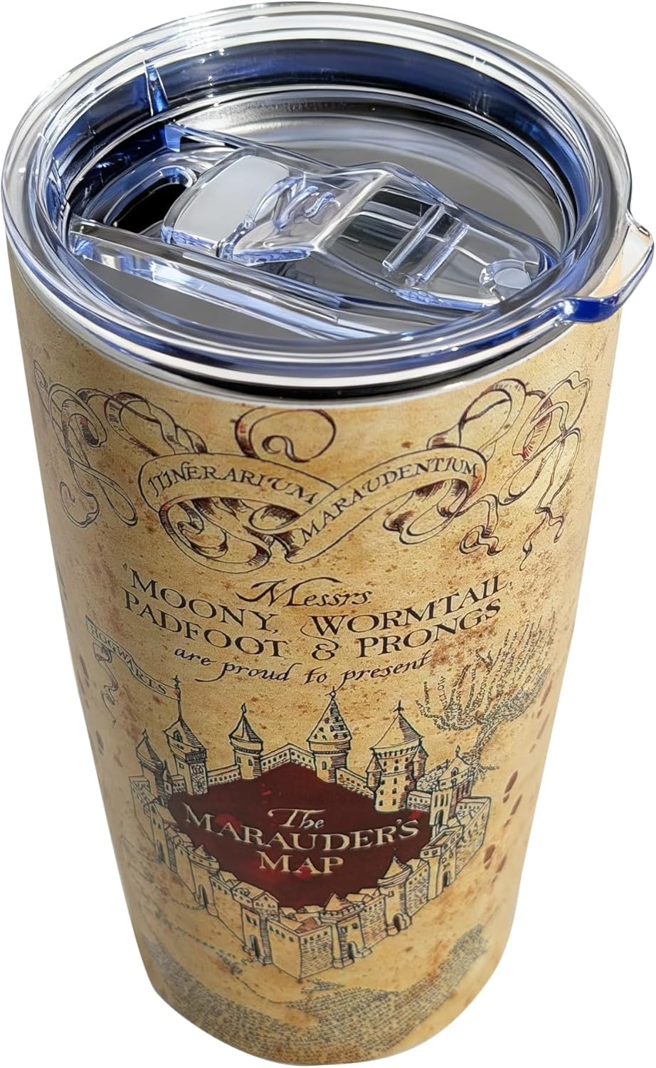 Wizard Magic Map 20 oz Stainless Steel Tumbler Travel Mug Cup Gift