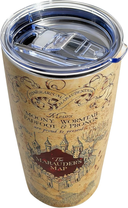Wizard Magic Map 20 oz Stainless Steel Tumbler Travel Mug Cup Gift