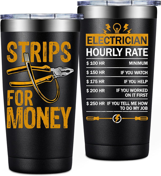 20oz Strips For Money Tumbler Tea Beer Cup Funny Coffee Mug Gift